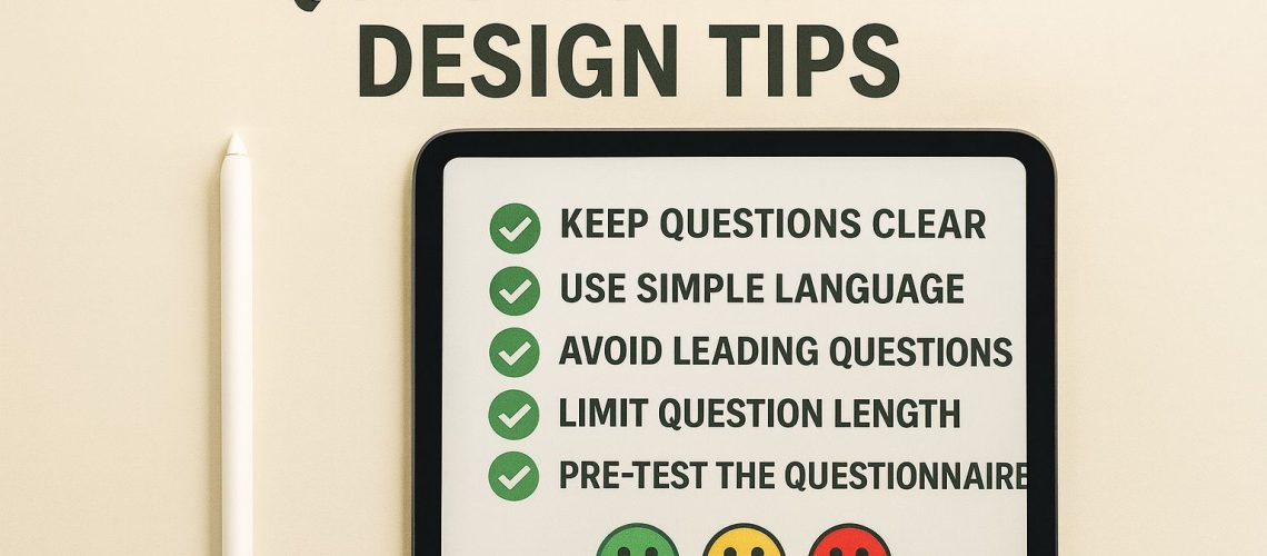 questionnaire design tips